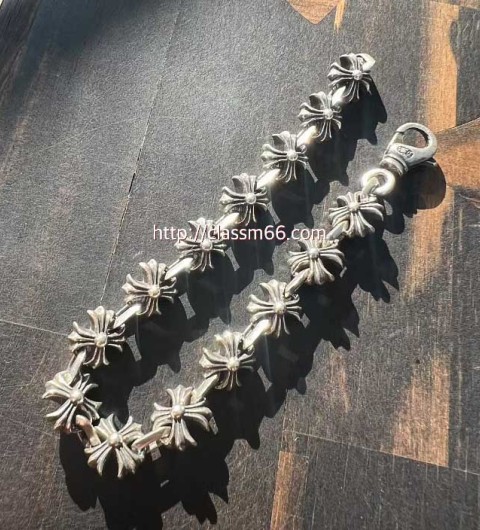 크롬하츠 25 한정판 실버 925 팔찌 D3068