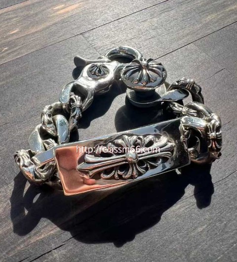 크롬하츠 25 한정판 실버 925 팔찌 D3072