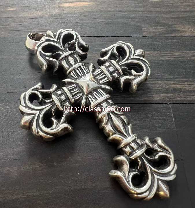 크롬하츠 25 한정판 실버 925 목걸이 팬던트 D3075