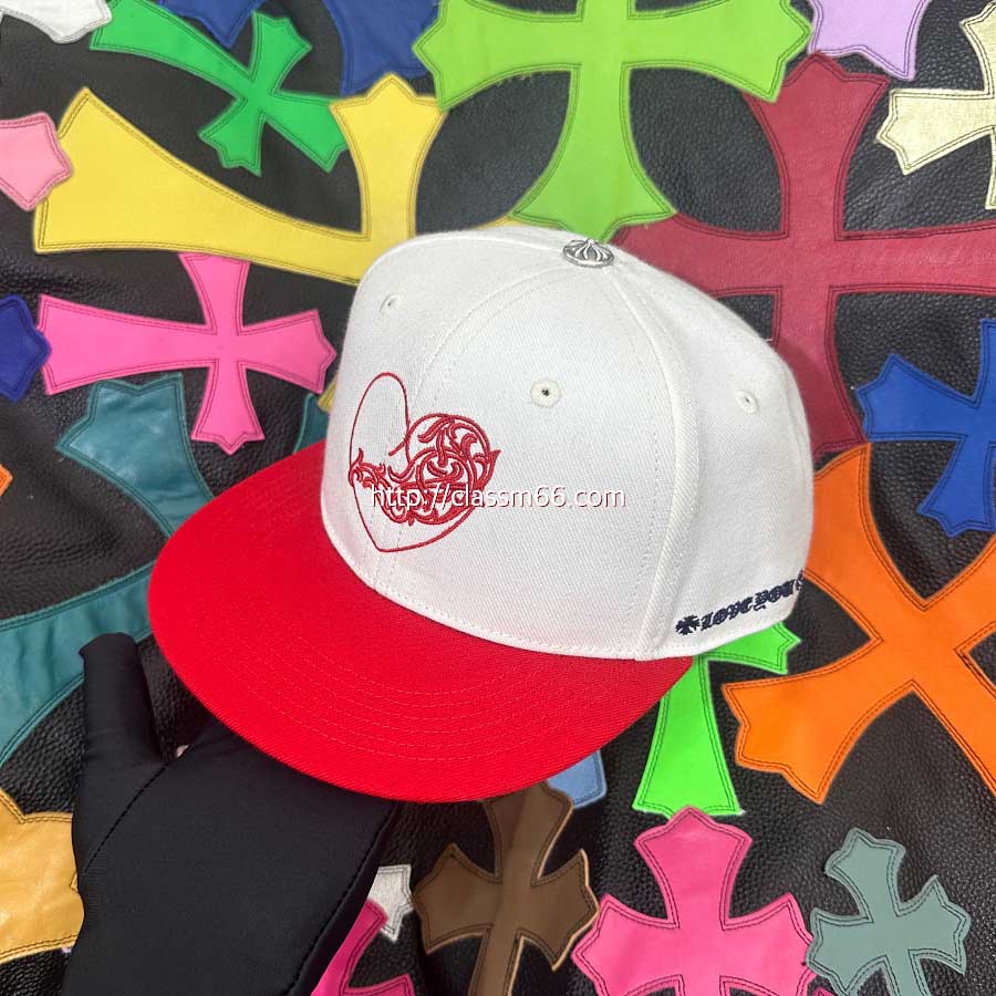 크롬하츠 25 한정판 남여공용 실버 925 스냅백 모자 D3079