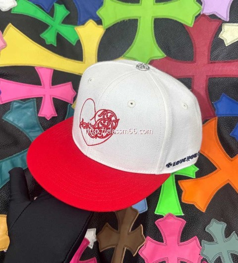 크롬하츠 25 한정판 남여공용 실버 925 스냅백 모자 D3079