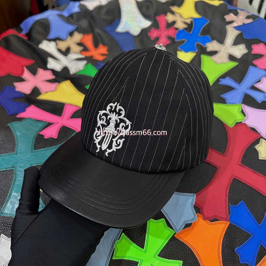 크롬하츠 25 한정판 남여공용 실버 925 볼캡 모자 D3081