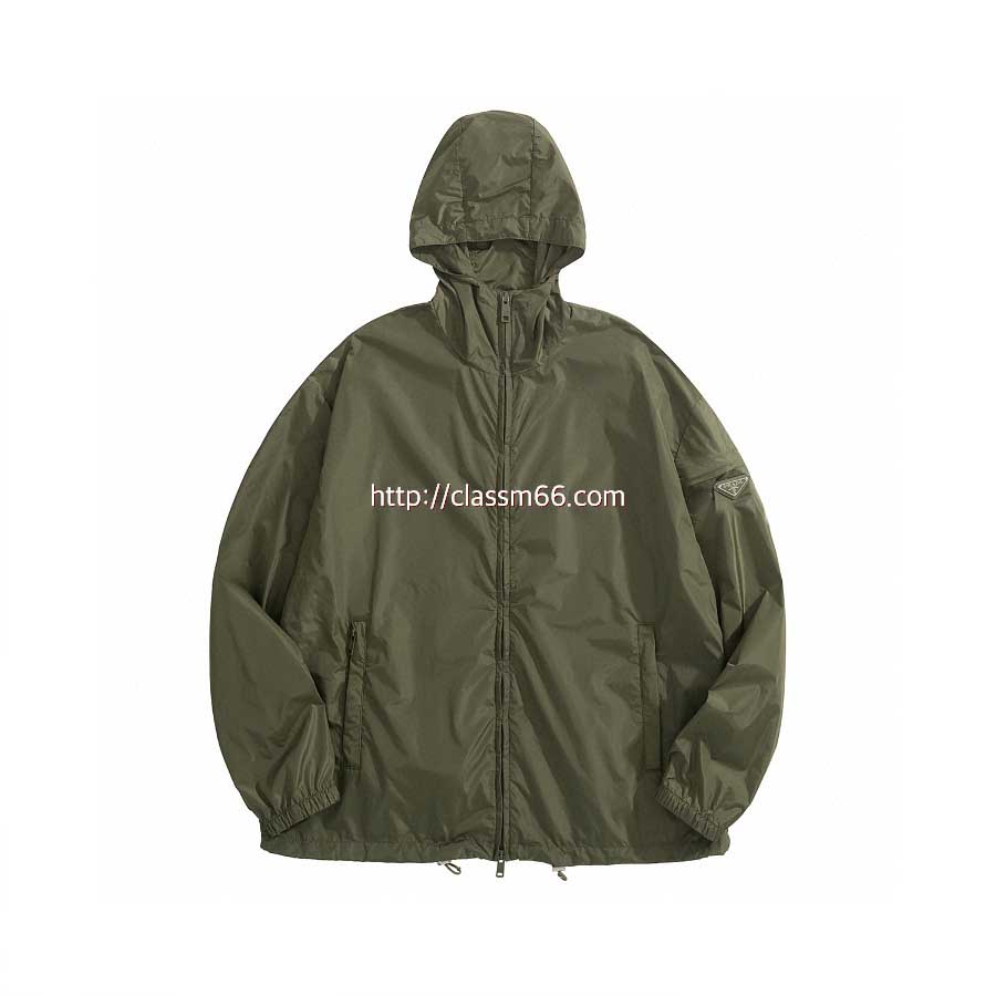 프라다 25 한정판 삼각 로고 테크니컬 자켓 A13139