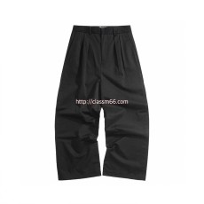 로에베 25 한정판 아나그램 로고 자수 와이드 팬츠 A13140