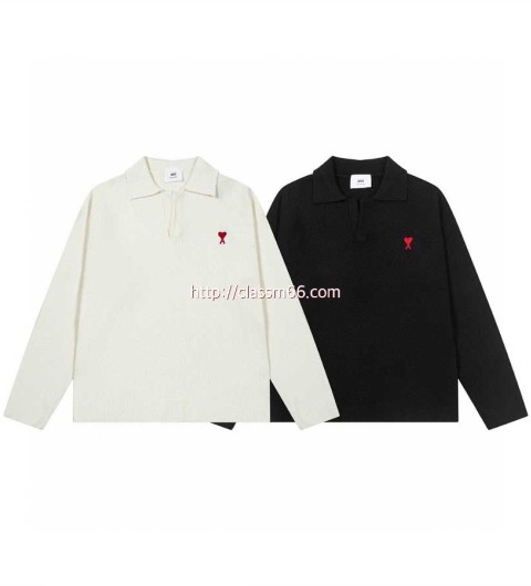 아미 25 한정판 양털 긴팔 니트 A13160