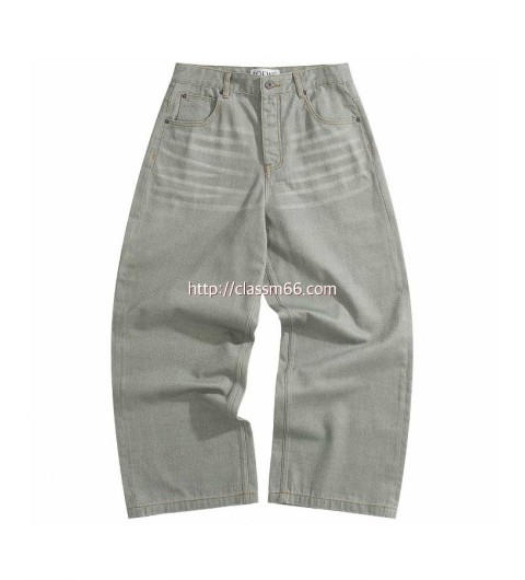 로에베 25 한정판 로고 패치 데님 팬츠 청바지 긴바지 A13183