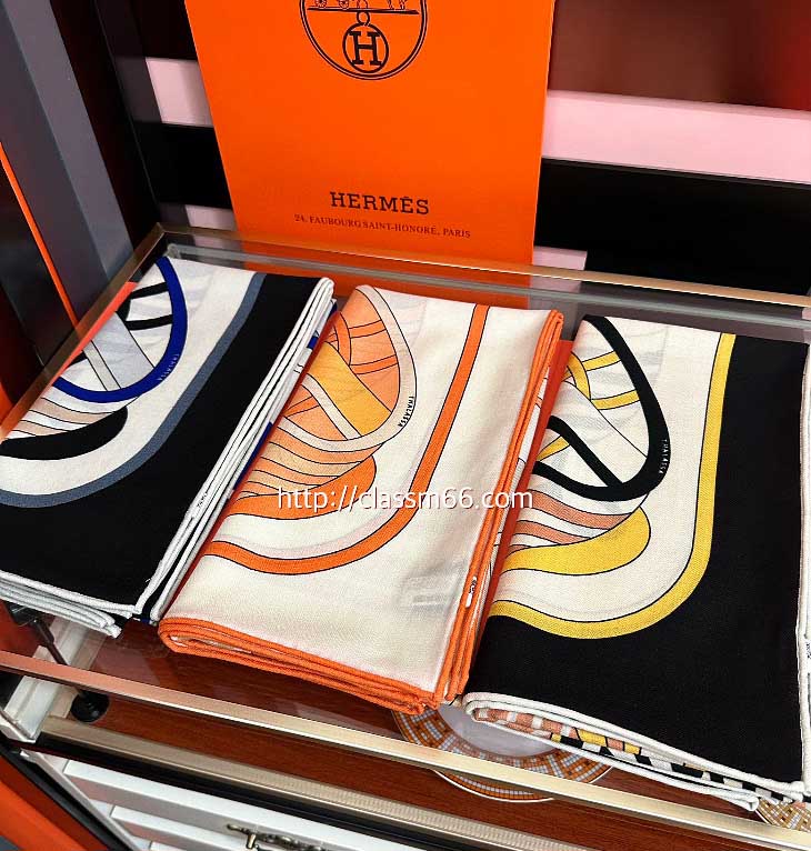 에르메스 25 한정판 트윌리 스카프 D3085