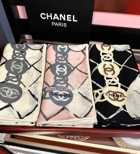 샤넬 25 한정판 스카프 D3087