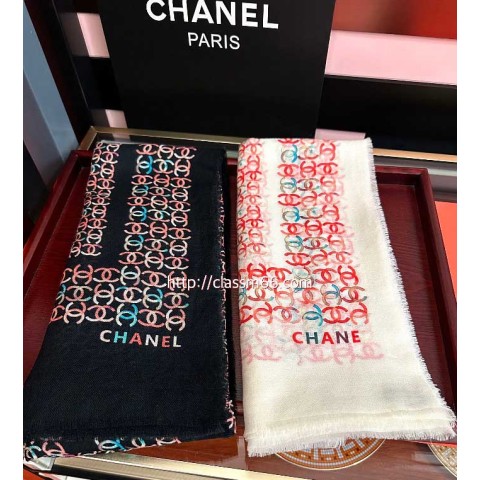 샤넬 25 한정판 양털 목도리 D3091