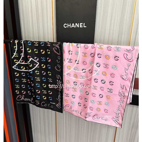 샤넬 25 한정판 스카프 D3095