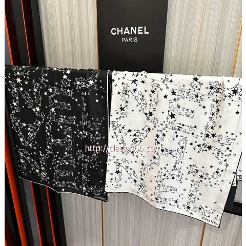 샤넬 25 한정판 스카프 D3096