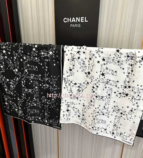 샤넬 25 한정판 스카프 D3096