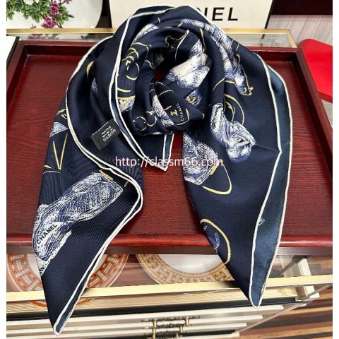 샤넬 25 한정판 스카프 D3100