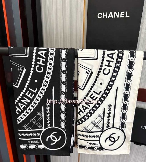 샤넬 25 한정판 스카프 D3102