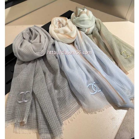 샤넬 25 한정판 양털 목도리 D3116