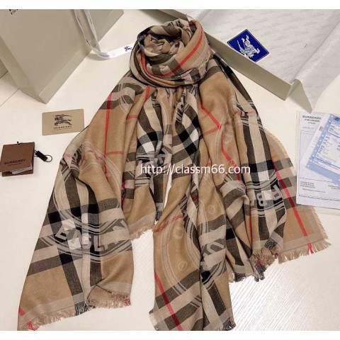 버버리 25 한정판 양털 목도리 D3118