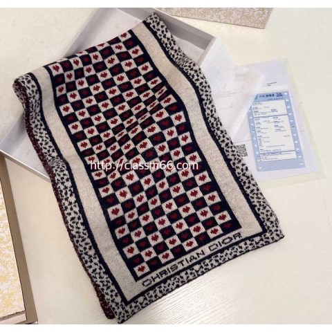 디올 25 한정판 양털 목도리 D3119