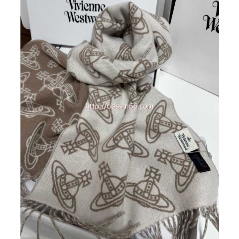 비비안웨스트우드 25 한정판 양털 목도리 D3120