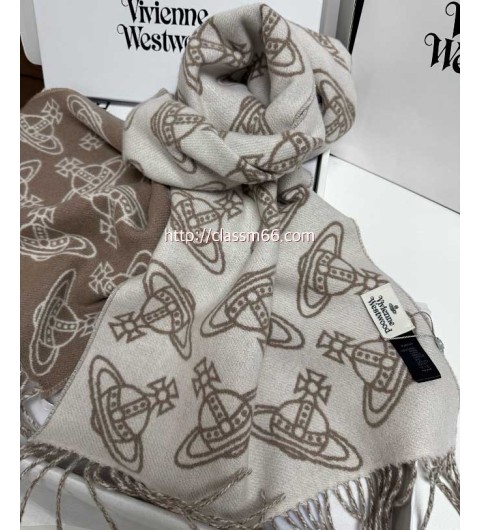 비비안웨스트우드 25 한정판 양털 목도리 D3120