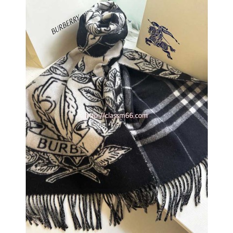 버버리 25 한정판 양털 목도리 D3122