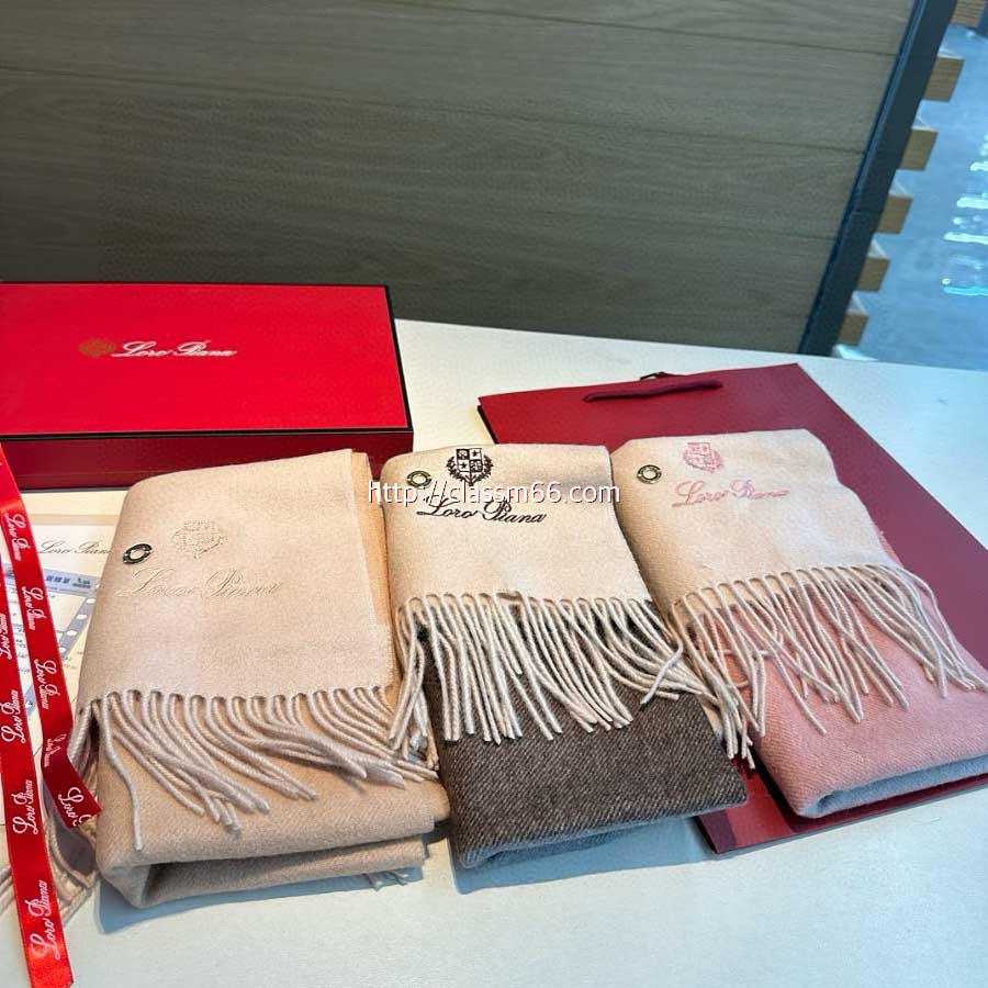 로로피아나 Loro Piana 25 한정판 양털 목도리 D3139