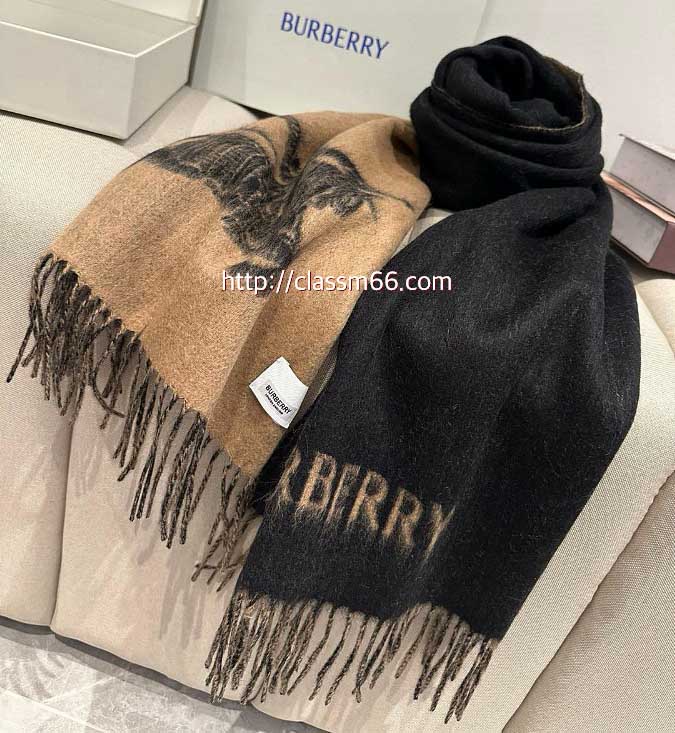 버버리 25 한정판 양털 목도리 D3150