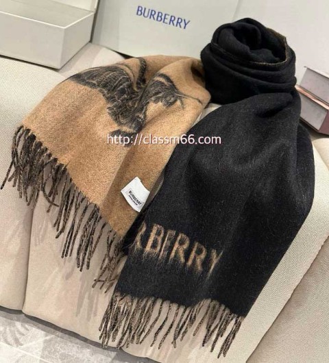 버버리 25 한정판 양털 목도리 D3150