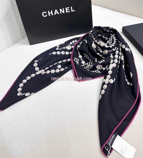 샤넬 25 한정판 스카프 D3152