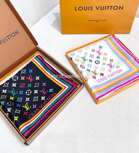 루이비통 25 한정판 TM Monogram Multicolor 스카프 D3153