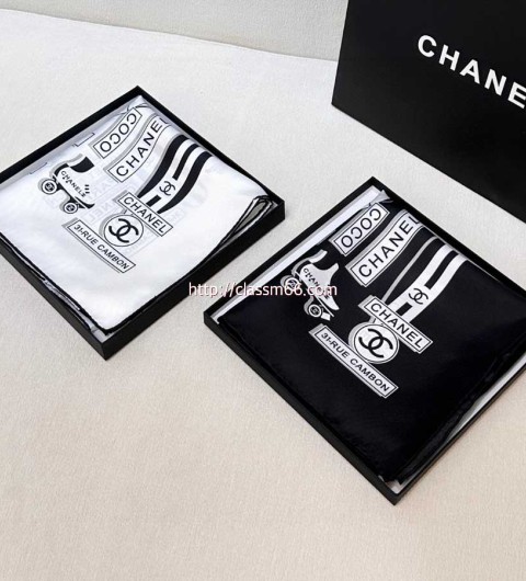 샤넬 25 한정판 스카프 D3155