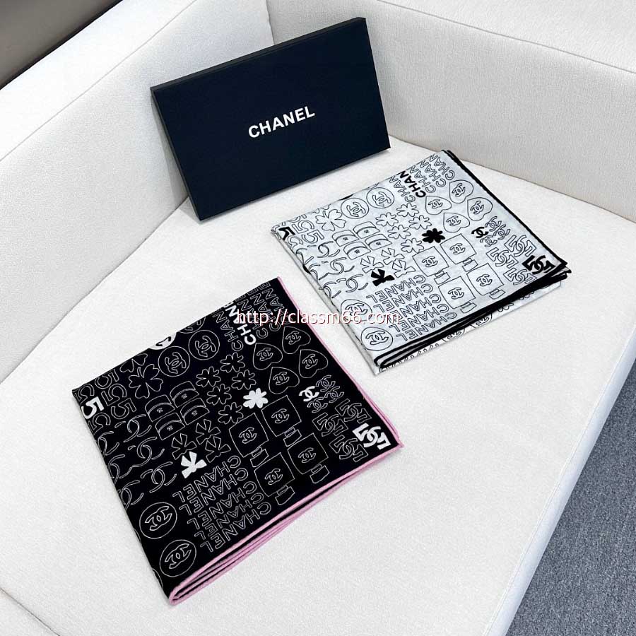 샤넬 25 한정판 스카프 D3159