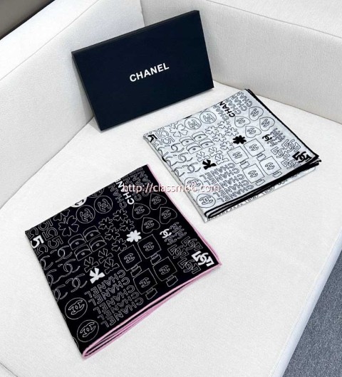 샤넬 25 한정판 스카프 D3159