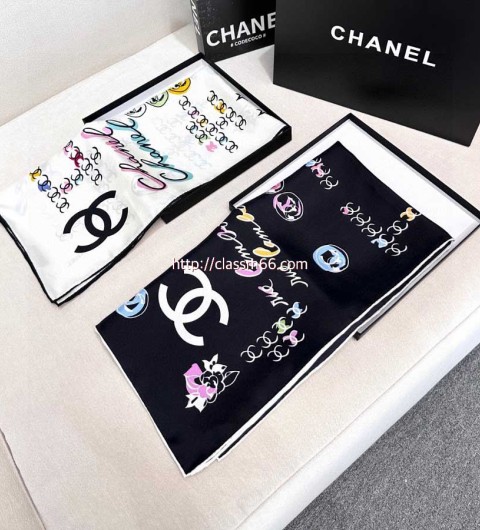 샤넬 25 한정판 스카프 D3164