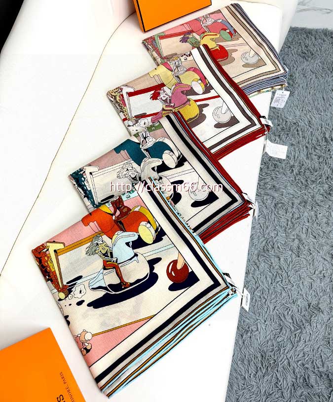 에르메스 25 한정판 스카프 D3165