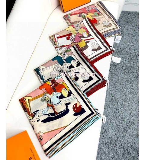 에르메스 25 한정판 스카프 D3165