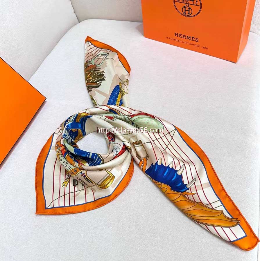 에르메스 25 한정판 스카프 D3168