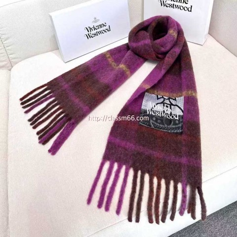 비비안웨스트우드 25 한정판 양털 목도리 D3175