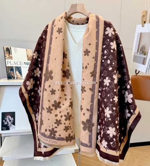 루이비통 25 한정판 양털 목도리 D3176