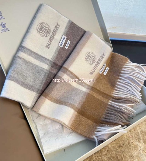 버버리 25 한정판 양털 목도리 D3183
