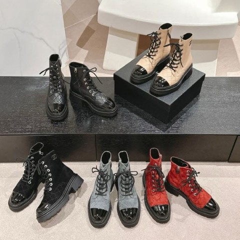 샤넬 25 한정판 5색 여성 부츠 B5178