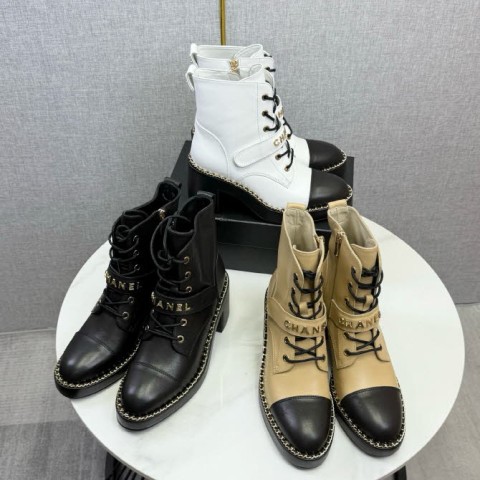 샤넬 25 한정판 3색 여성 부츠 B5193
