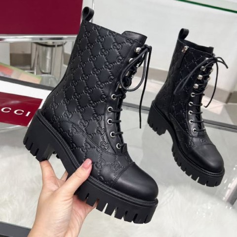 구찌 25 한정판 5cm 여성 부츠 B5210