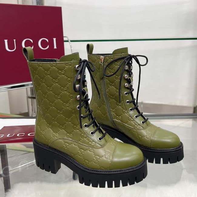 구찌 25 한정판 5cm 여성 부츠 B5211