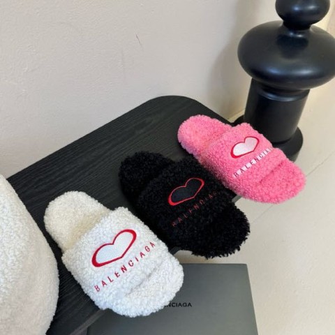 발렌시아가 25 한정판 3색 여성 슬리퍼 B5241