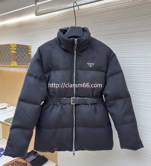 프라다 25 한정판 여성 긴팔 패딩 자켓 A13218