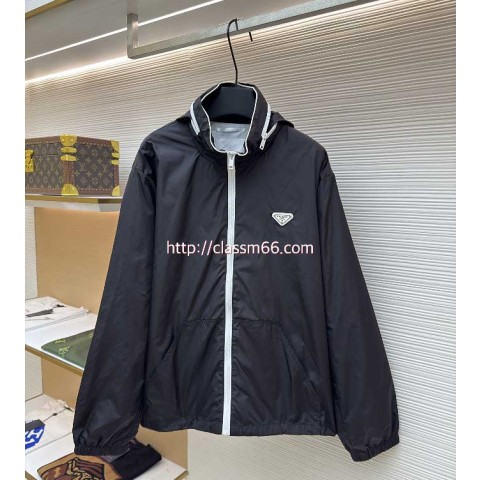 프라다 25 한정판 남여공용 긴팔 후드 자켓 A13232