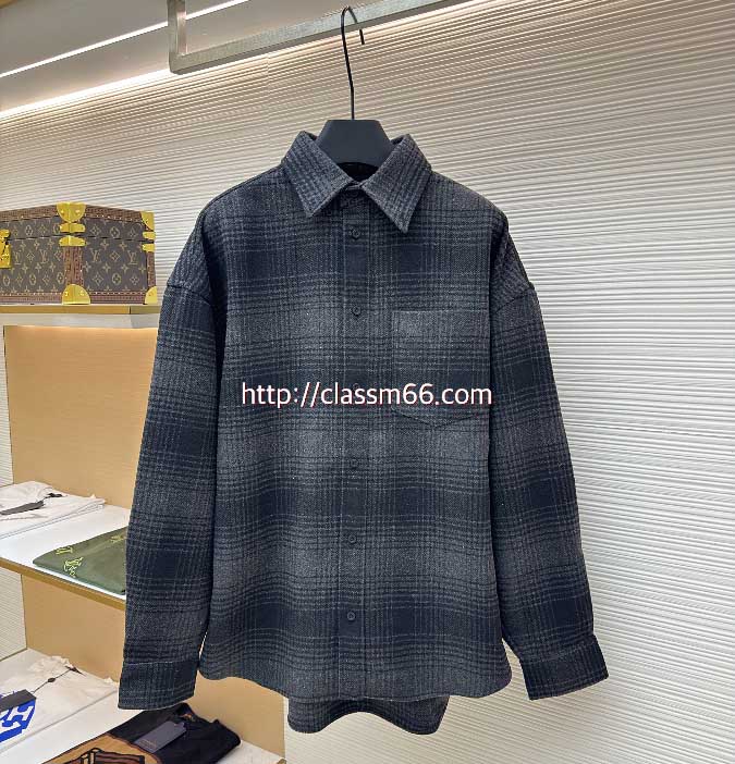 발렌시아가 25 한정판 긴팔 셔츠 A13235