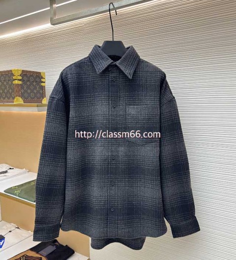 발렌시아가 25 한정판 긴팔 셔츠 A13235