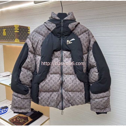 루이비통 25 한정판 긴팔 후드 패딩 자켓 A13255