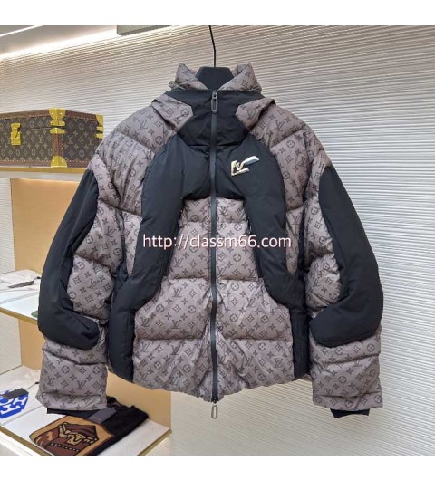 루이비통 25 한정판 긴팔 후드 패딩 자켓 A13255